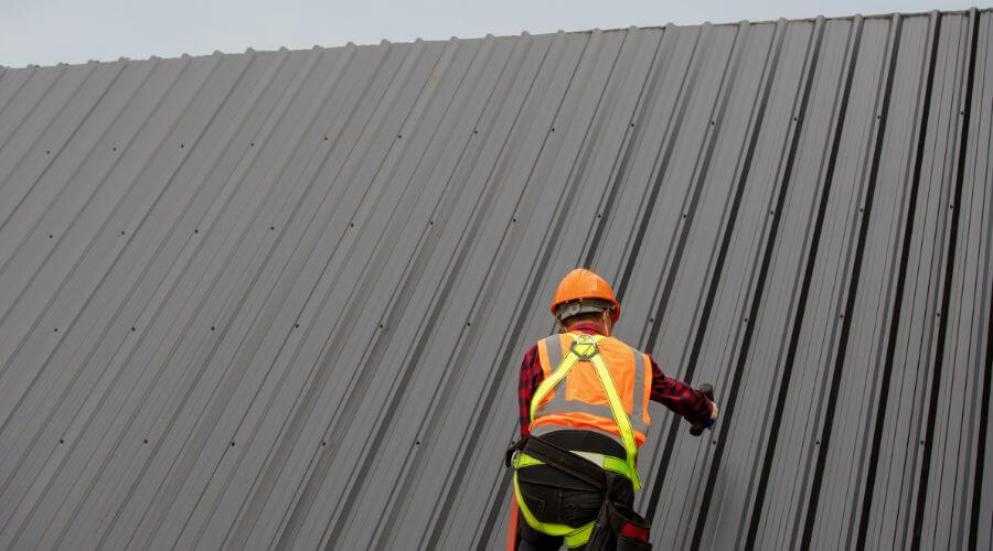 Professional metal roof installation services in Baltic, SD